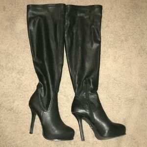 Platform Knee High Boot